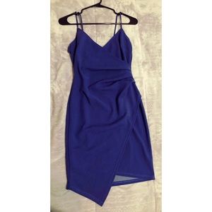 Asymmetric Blue dress